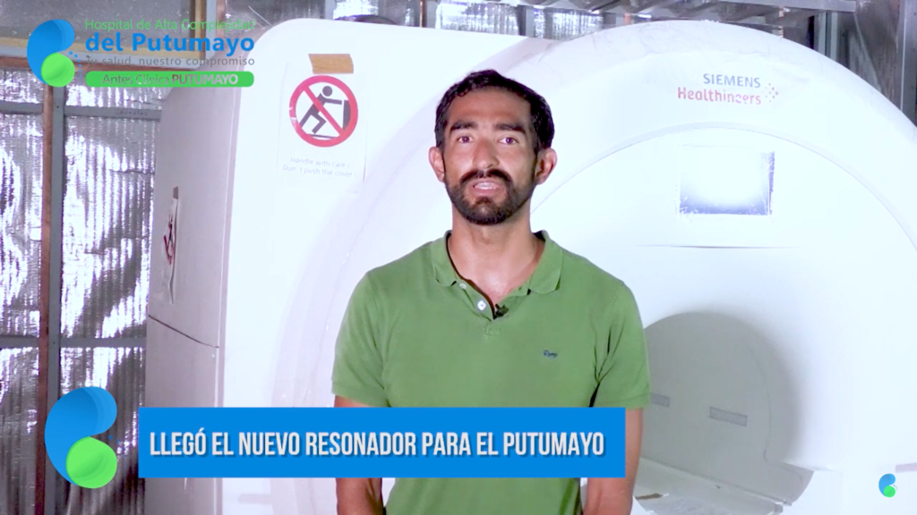 Hospital de Alta Complejidad recibe al nuevo Resonador Magnetico del Putumayo.